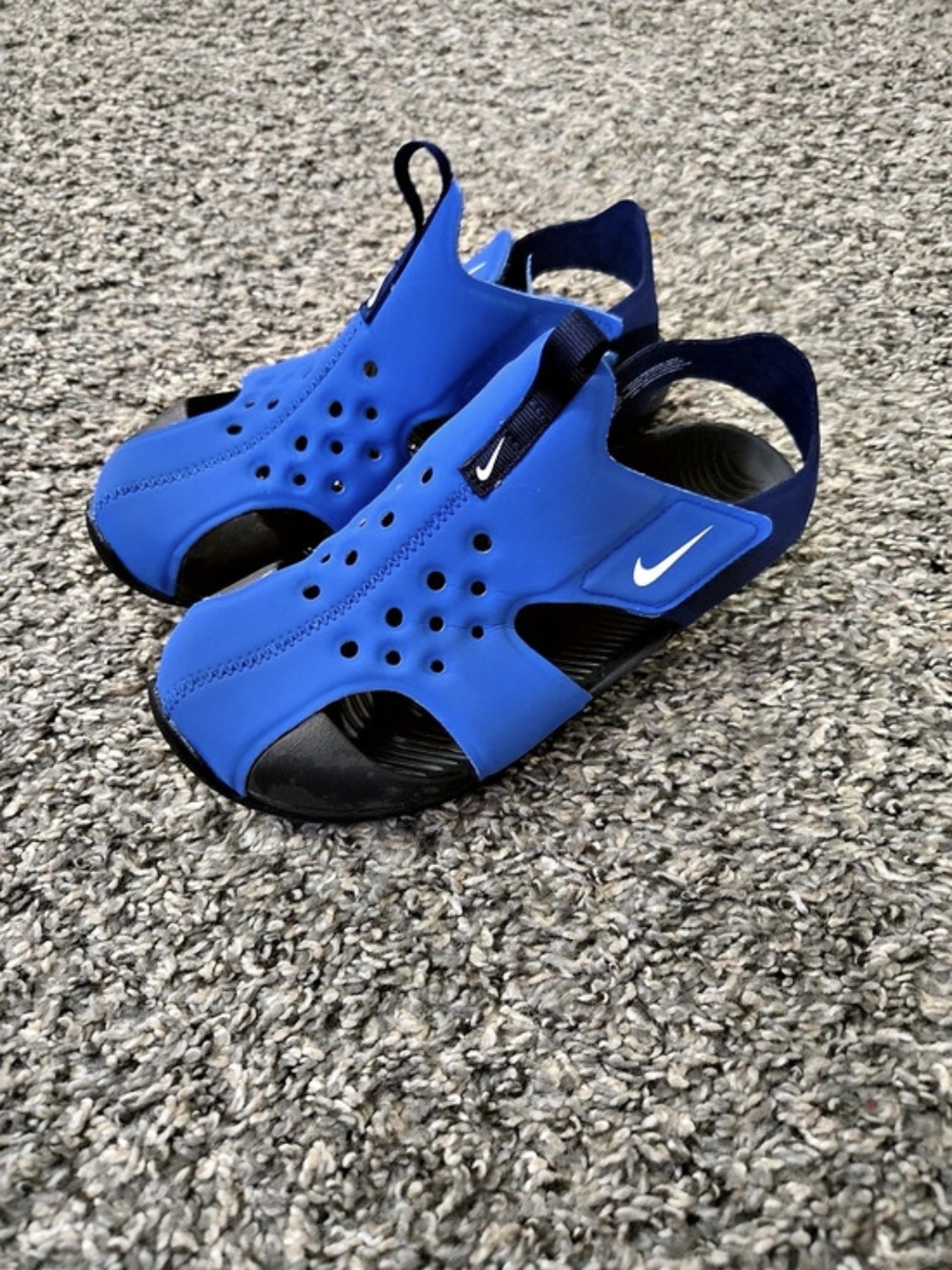 Nike Sunray Adjust 5 Blue & Black Sandals